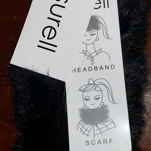 Surell Real Rabbit Fur Headband / Scarf
